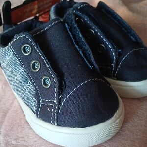 Wonder Nation Navy and White Kids Sneakers
